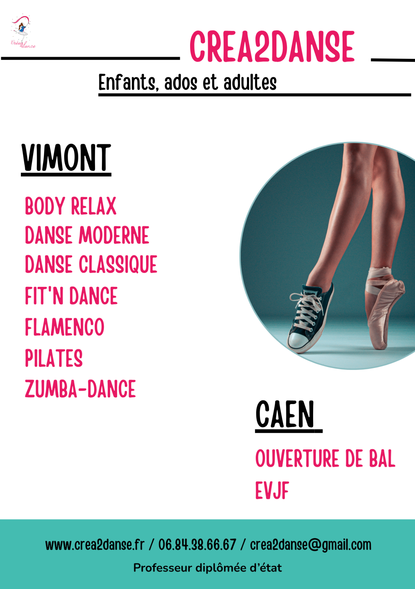 DANSE ET PILATES CAEN  ARGENCES