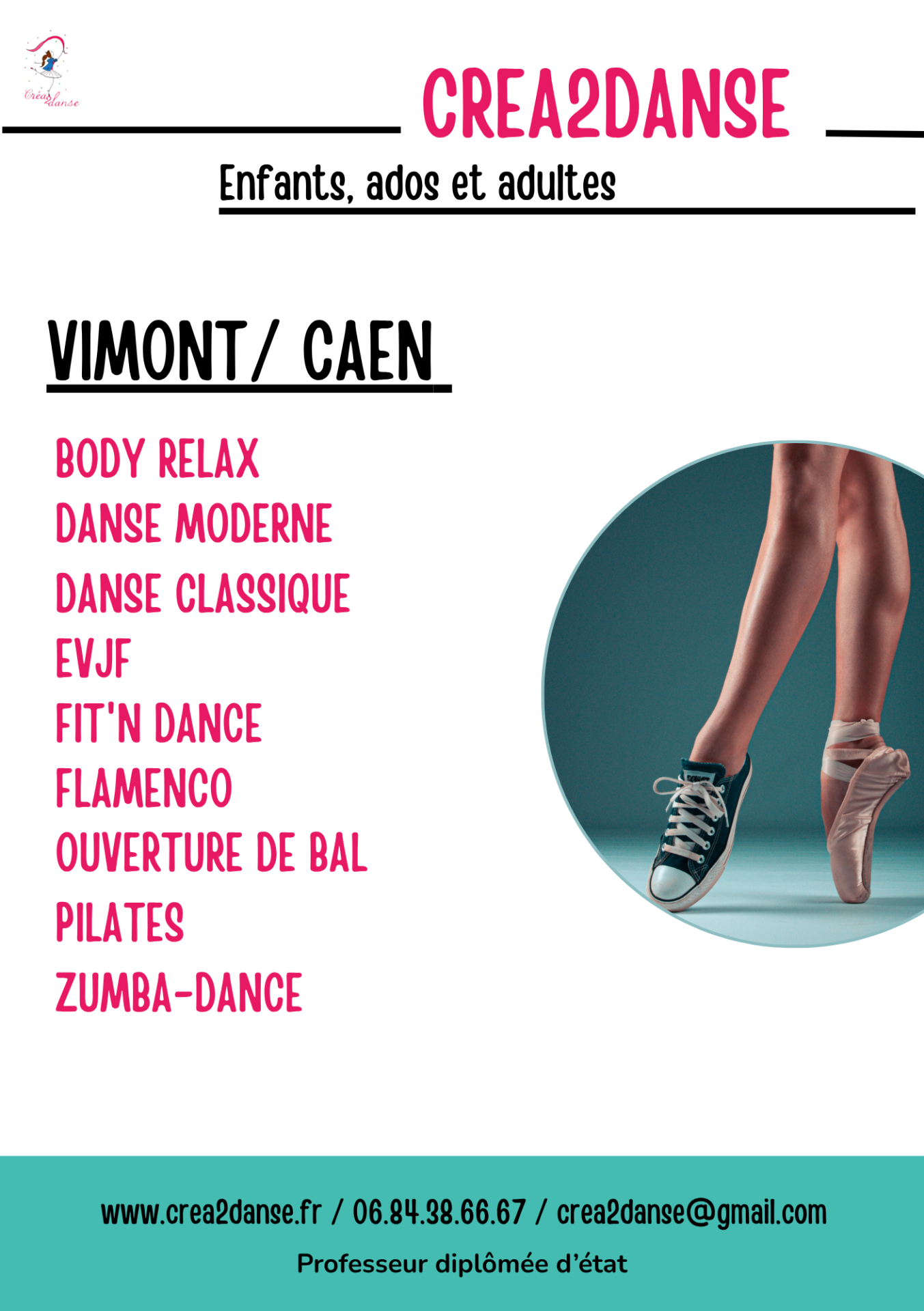 PILATES DANSE  ZUMBA CAEN VIMONT